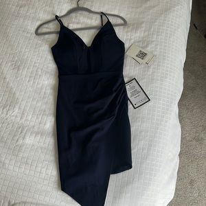 Dark Blue bodycon dress. New with tags.
